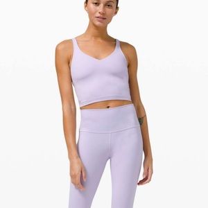 Lilac align tank top